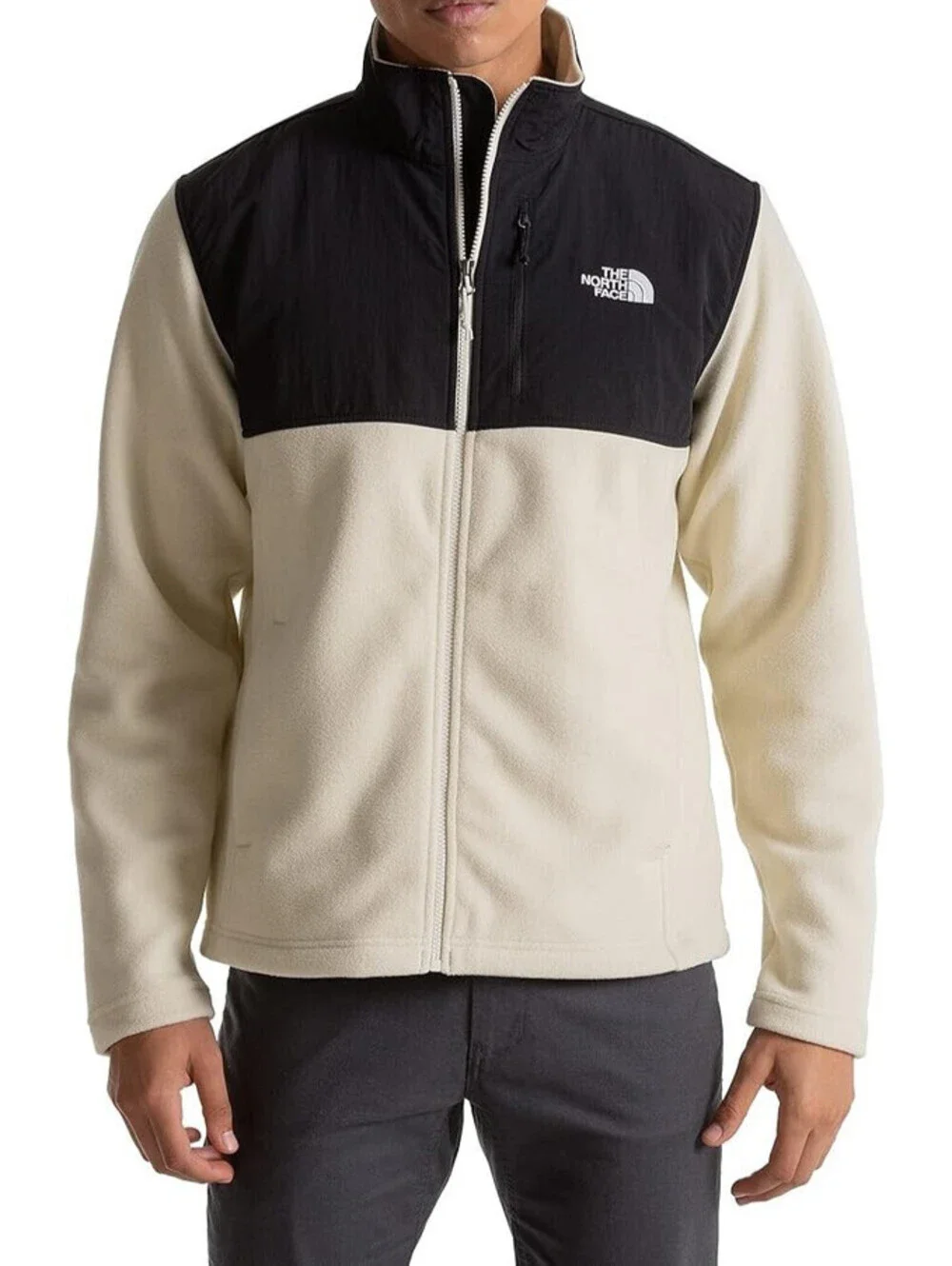 The North Face Men's Sun Rise Full Zip, Vintage White Heather, L (MSRP $139)